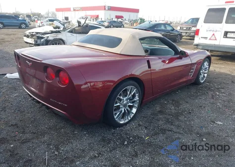 2007 Chevrolet Corvette из США, поврежденный, VIN 1G1YY36U875109528